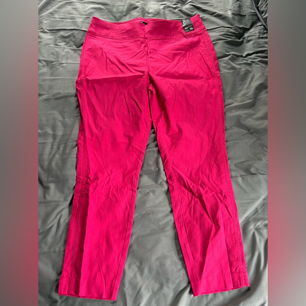 Magenta Casual Pants- XL
